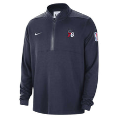NBA Philadelphia 76ers Authentic Performance Half-Zip Jacket