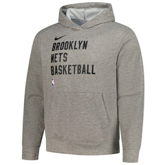 NBA Brooklyn Nets Unisex 2023/24 Performance Spotlight On-Court Practice Pullover Hoodie