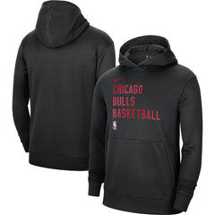 NBA Chicago Bulls Unisex 2023/24 Performance Spotlight On-Court Practice Pullover Hoodie