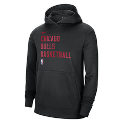 NBA Chicago Bulls Unisex 2023/24 Performance Spotlight On-Court Practice Pullover Hoodie