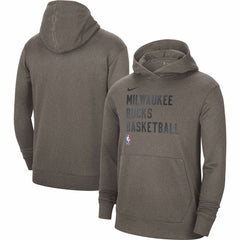 NBA Milwaukee Bucks Unisex 2023/24 Performance Spotlight On-Court Practice Pullover Hoodie