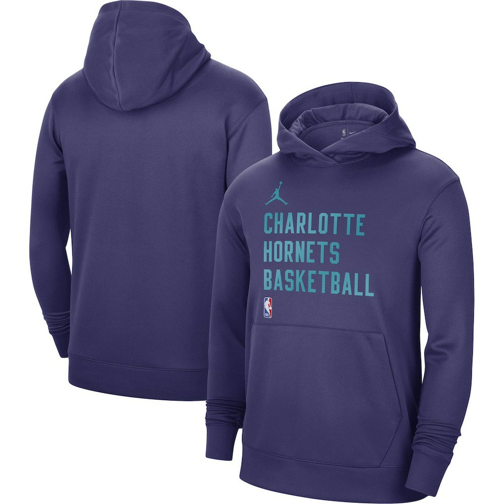 NBA Charlotte Hornets Jordan Brand Unisex 2023/24 Performance Spotlight On-Court Practice Pullover Hoodie