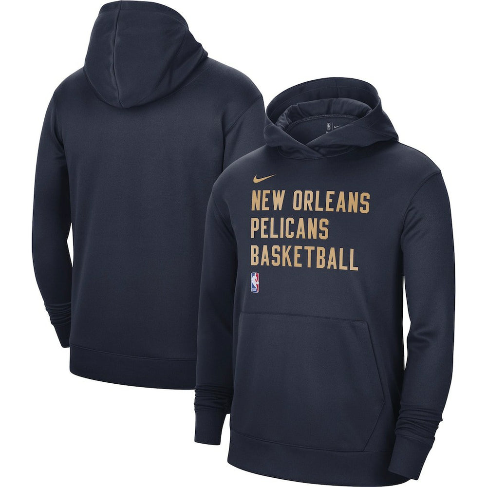 NBA New Orleans Pelicans Unisex 2023/24 Performance Spotlight On-Court Practice Pullover Hoodie