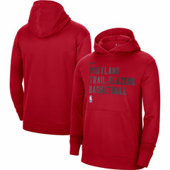 NBA Portland Trail Blazers Unisex 2023/24 Performance Spotlight On-Court Practice Pullover Hoodie