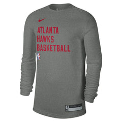 NBA Atlanta Hawks Unisex 2023/24 Legend On-Court Practice Performance Long Sleeve T-Shirt