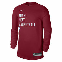 NBA Miami Heat Unisex 2023/24 Legend On-Court Practice Long Sleeve T-Shirt