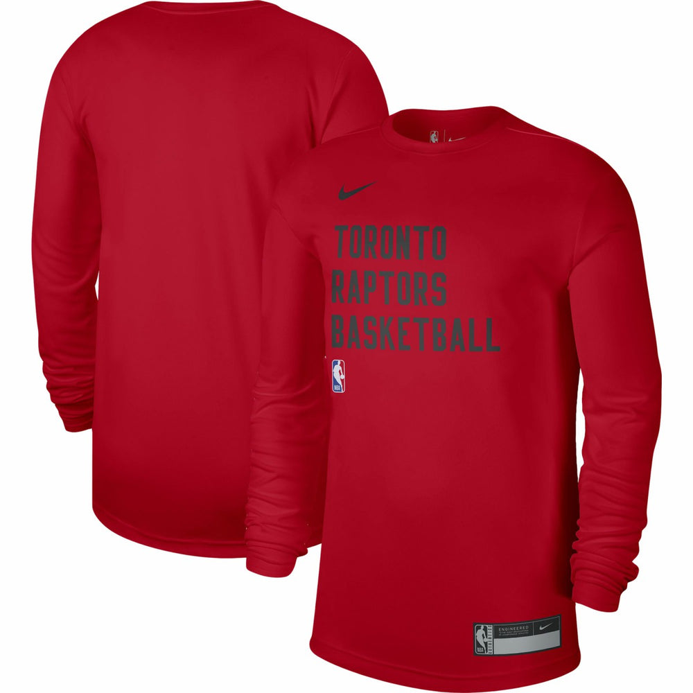 NBA Toronto Raptors Unisex 2023/24 Legend On-Court Practice Long Sleeve T-Shirt