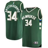 NBA Giannis Antetokounmpo Milwaukee Bucks Big & Tall Fast Break Player Jersey
