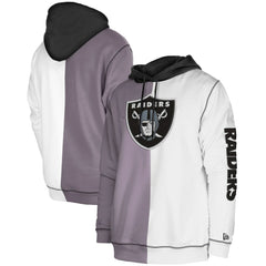 Third Down Split Raglan Pullover Hoodie - Las Vegas Raiders