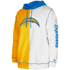 Third Down Split Raglan Pullover Hoodie - Los Angeles Chargers
