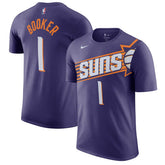 NBA Devin Booker Phoenix Suns Icon 2022/23 Name & Number T-Shirt