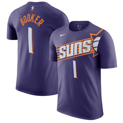 NBA Devin Booker Phoenix Suns Icon 2022/23 Name & Number T-Shirt