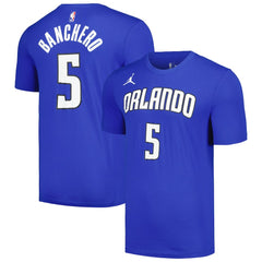 NBA Paolo Banchero Orlando Magic Jordan Brand 2022/23 Statement Edition Name & Number T-Shirt