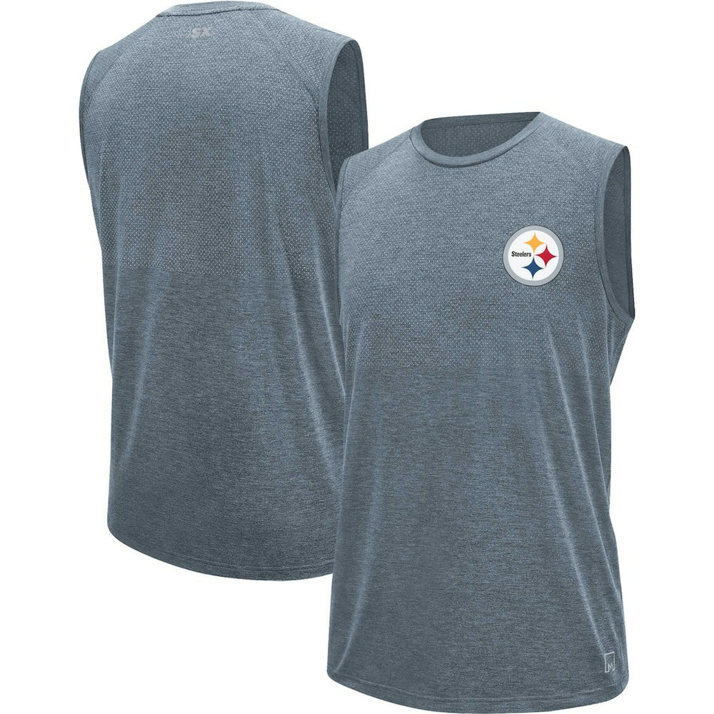 MSX by Michael Strahan Warm Up Sleeveless T-Shirt - Pittsburgh Steelers