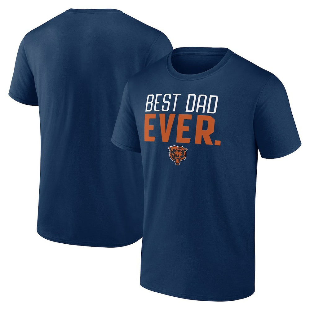 Best Dad Ever Team T-Shirt - Chicago Bears
