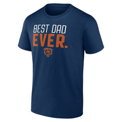Best Dad Ever Team T-Shirt - Chicago Bears