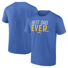 Best Dad Ever Team T-Shirt - Los Angeles Chargers