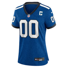 Women's Indiana Nights Alternate Custom Game Jersey - Indianapolis Colts