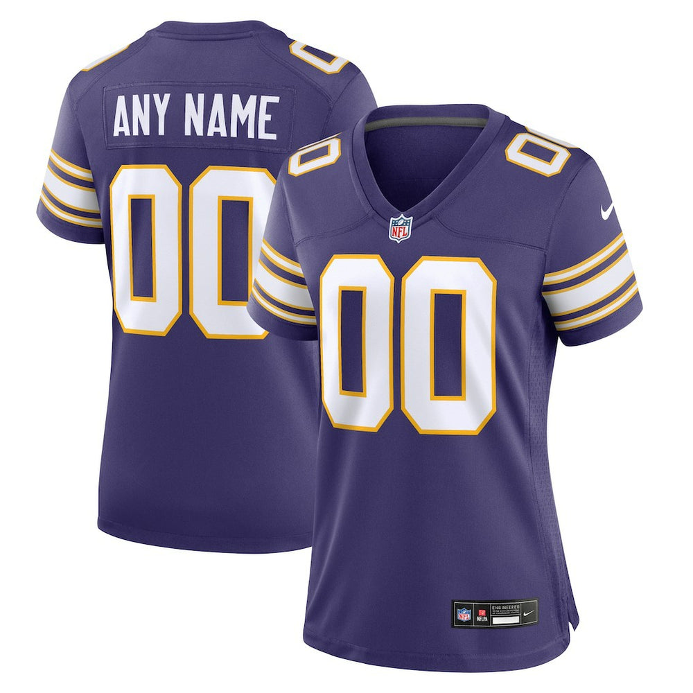 Women's Classic Custom Game Jersey - Minnesota Vikings
