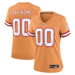 Women's Custom Throwback Game Jersey - Tampa Bay Buccaneers