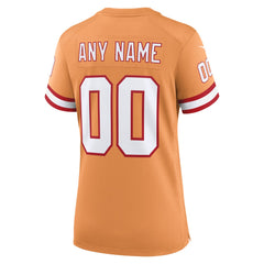 Women's Custom Throwback Game Jersey - Tampa Bay Buccaneers
