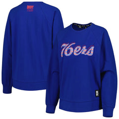 NBA Philadelphia 76ers DKNY Sport Women's Regina Raglan Pullover Sweatshirt