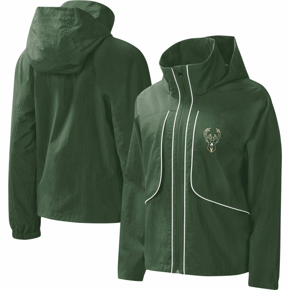NBA Milwaukee Bucks G-III 4Her by Carl Banks Women's Last Shot Full-Zip Hoodie