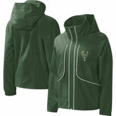 NBA Milwaukee Bucks G-III 4Her by Carl Banks Women's Last Shot Full-Zip Hoodie