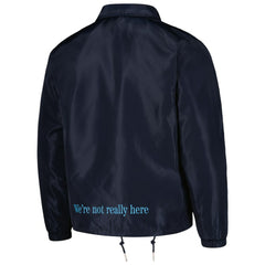 Manchester City Coaches Full-Snap Jacket - Navy