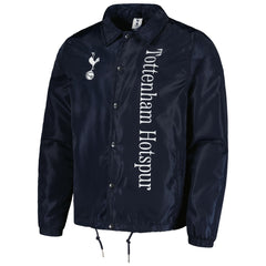 Tottenham Hotspur Coaches Full-Snap Jacket - Navy