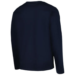 Barcelona Heavy Long Sleeve T-Shirt - Navy
