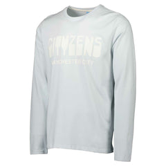 Manchester City Heavy Long Sleeve T-Shirt - Sky Blue
