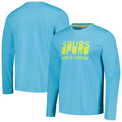 Tottenham Hotspur Heavy Long Sleeve T-Shirt - Aqua