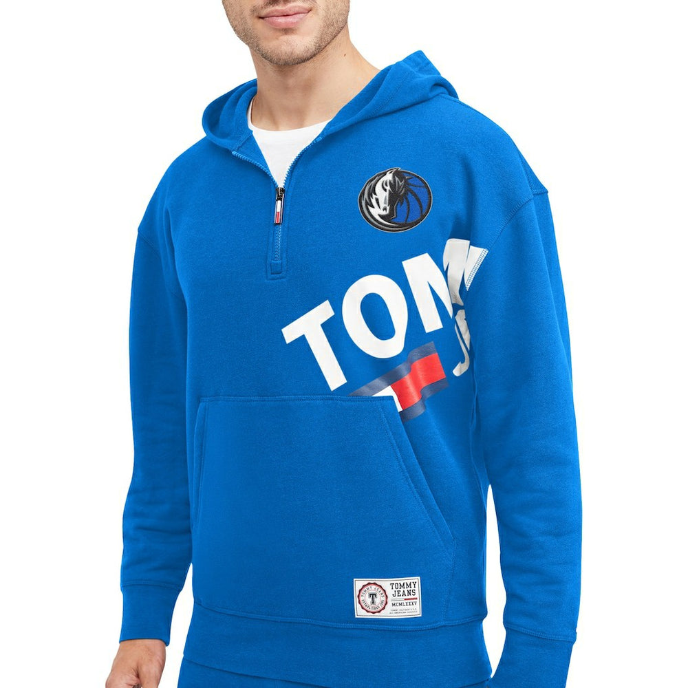 NBA Dallas Mavericks Tommy Jeans Bernard Half-Zip Hoodie sale