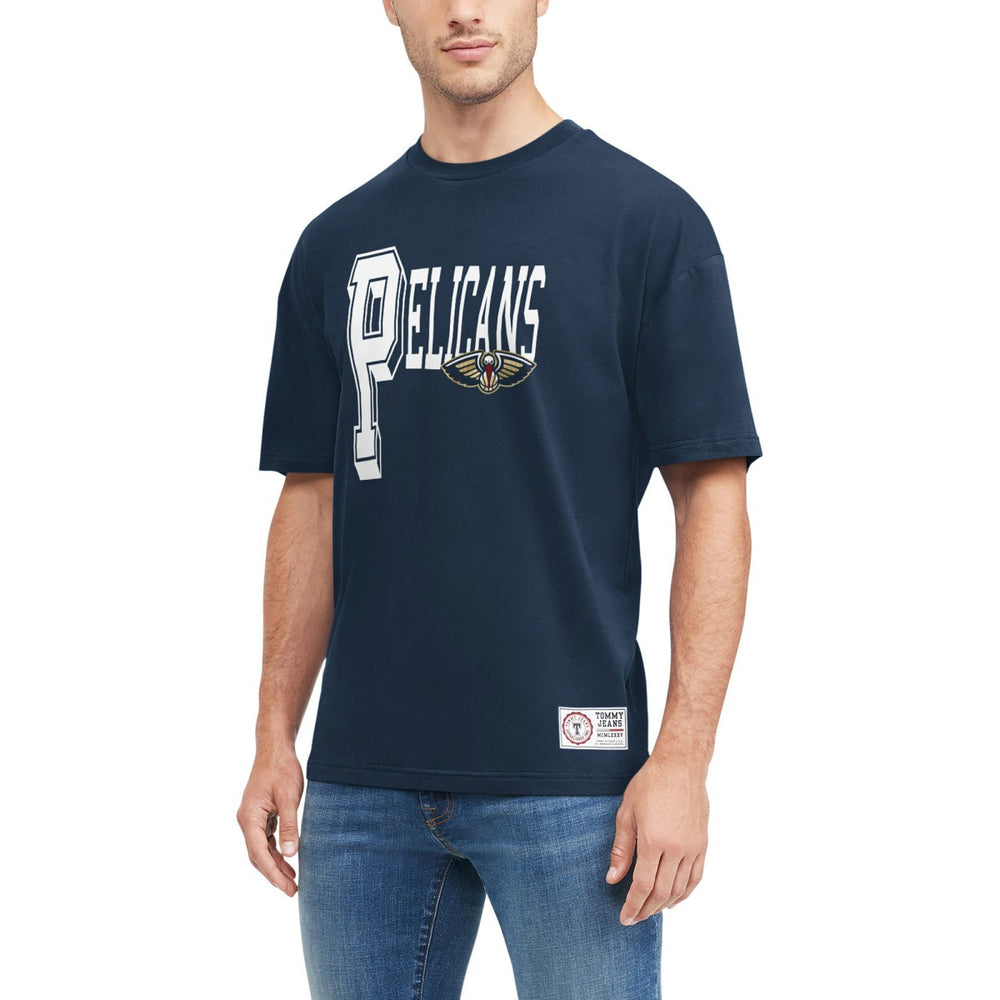 NBA New Orleans Pelicans Tommy Jeans Mel Varsity T-Shirt