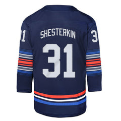 NHL Navy Igor Shesterkin New York Rangers Youth Alternate Premier Player Jersey