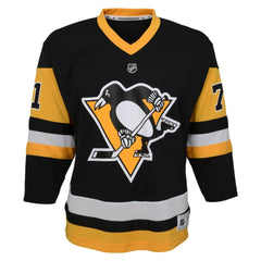 NHL Black Evgeni Malkin Pittsburgh Penguins Youth Home Replica Player Jersey
