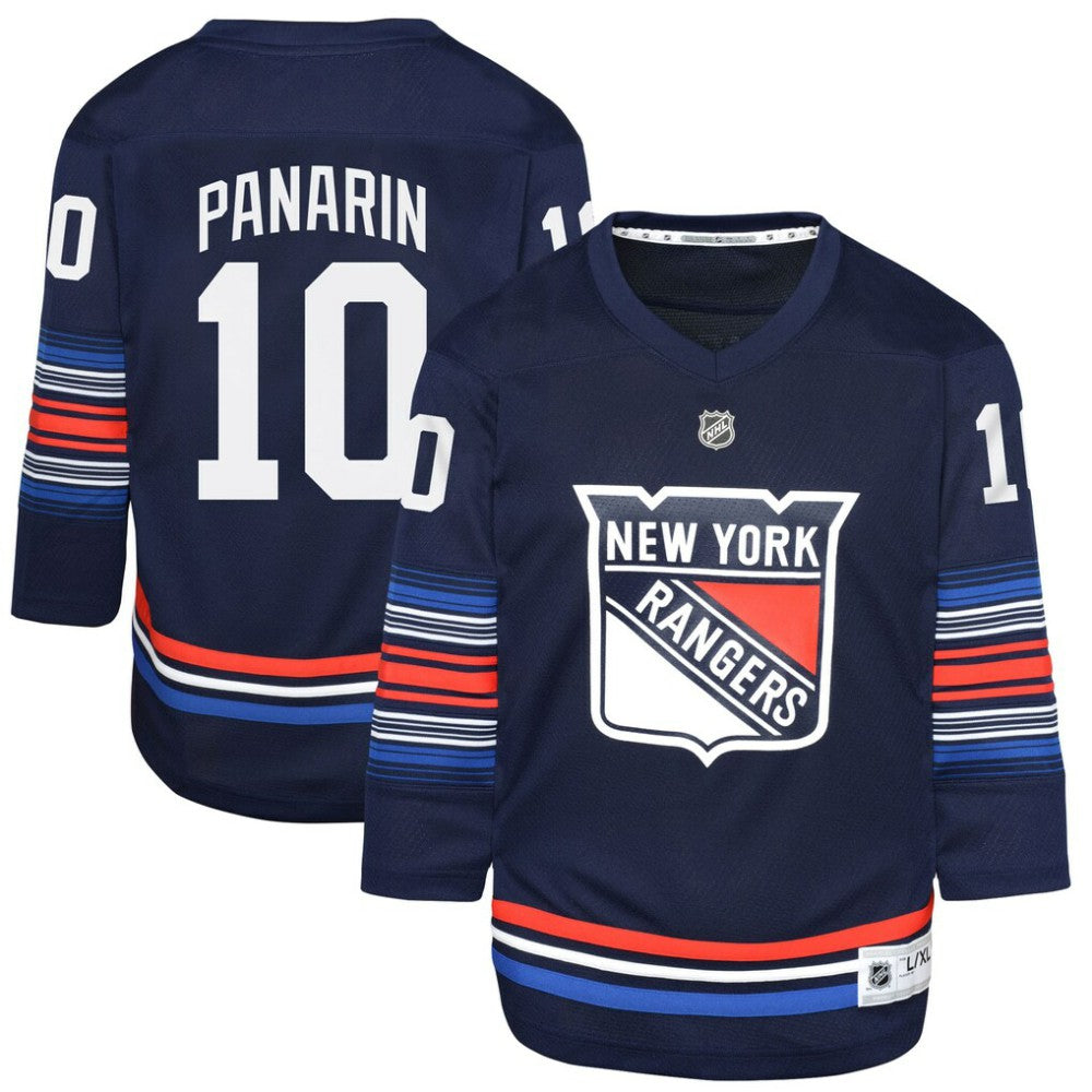 NHL Navy Artemi Panarin New York Rangers Youth Alternate Replica Player Jersey