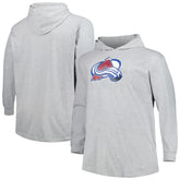 NHL Heather Gray Colorado Avalanche Big & Tall Pullover Hoodie