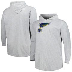 NHL Heather Gray St. Louis Blues Big & Tall Pullover Hoodie