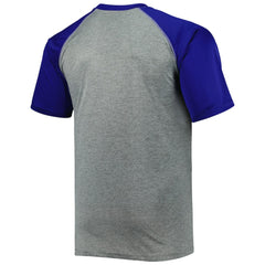 NHL Heather Gray Tampa Bay Lightning Big & Tall Logo Raglan T-Shirt