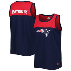 Starter Logo Touchdown Fashion Tank Top - New England Patriots