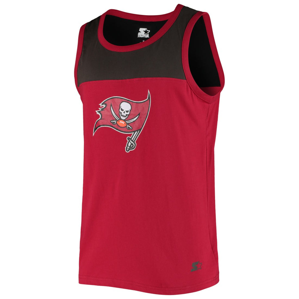 Starter Logo Touchdown Fashion Tank Top - Tampa Bay Buccaneers