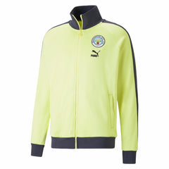 Manchester City ftblHeritage T7 Raglan Full-Zip Track Jacket - Puma Yellow