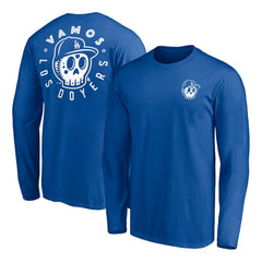 MLB Los Angeles Dodgers Team Hometown Collection Sugar Skull Long Sleeve T-Shirt