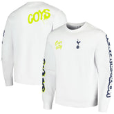 Tottenham Hotspur Graffiti Pullover Sweatshirt - White