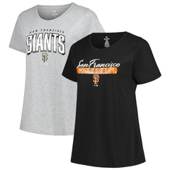 MLB San Francisco Giants Profile Women's Plus Size T-Shirt Combo Pack