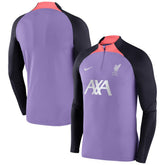 Liverpool Strike Drill 2023/24 Performance Quarter-Zip Long Sleeve Top - Nike Purple