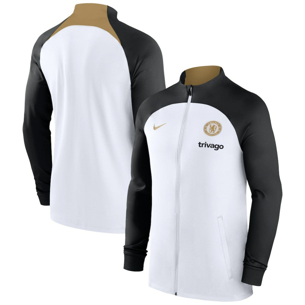 Chelsea 2023/24 Strike Raglan Performance Full-Zip Track Jacket - Nike White