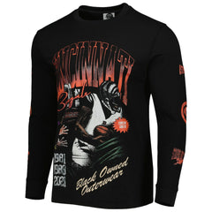 x BlaCkOWned Unisex Stripes Don't Come Easy Long Sleeve T-Shirt - Cincinnati Bengals